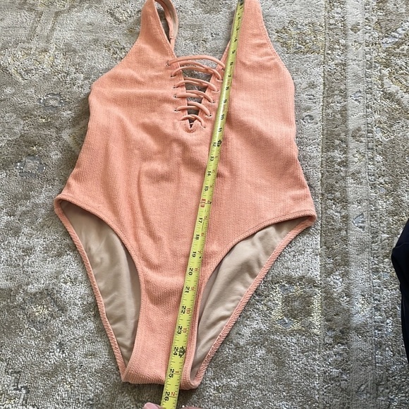 Free Press Orange Sherbert Color One Piece Swimsuit - Picture 6 of 11